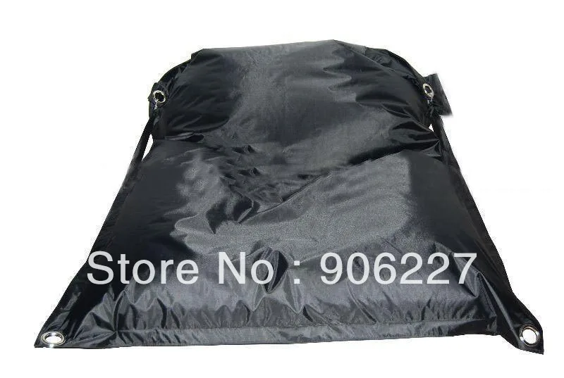 

The original !! outdoor buggle up BLACK chair, strong belt bean bags, camping beanbag chair - free shipping