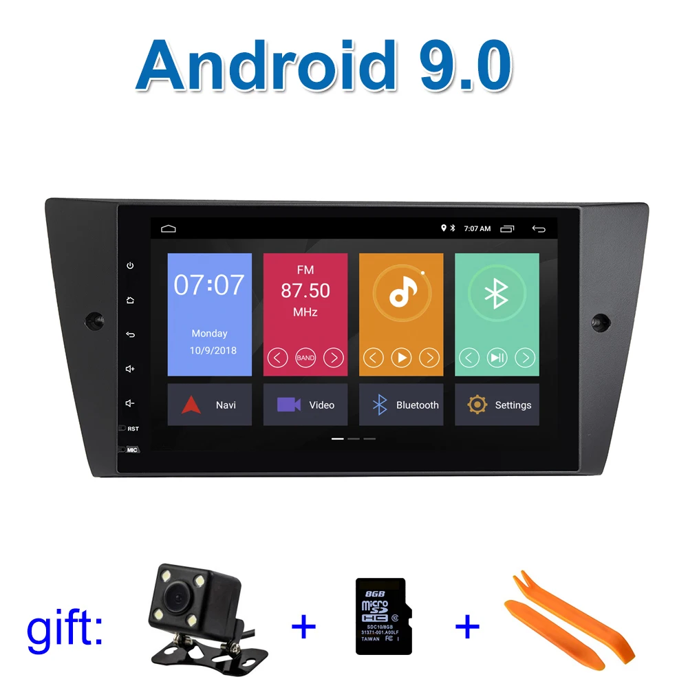 

9" DSP 64G Android 9 Car Multimedia Radio GPS for BMW E90 E91 E92 E93 Wifi Bluetooth Stereo