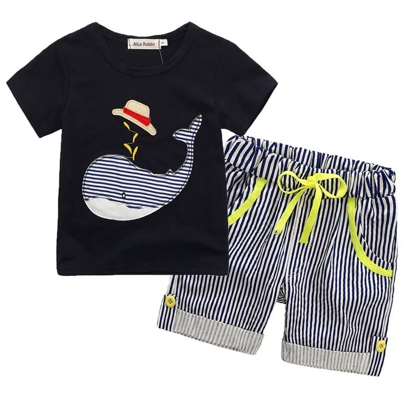 100170 navy JIOROMY/летняя детская одежда для мальчиков; коллекция года; Детские комплекты из 2 предметов; футболка с короткими рукавами; костюмы для малышей; камуфляжные шорты; детская одежда; костюм - Цвет: 100170 navy
