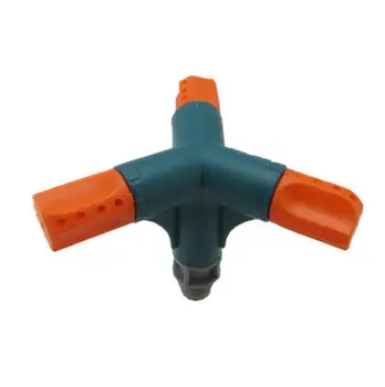 

4 points Adjustable Plastic Tri-Front Sprinkler Micro Spray Nozzle Lawn Gardening Sprinkler Equipment Garden Sprinkler