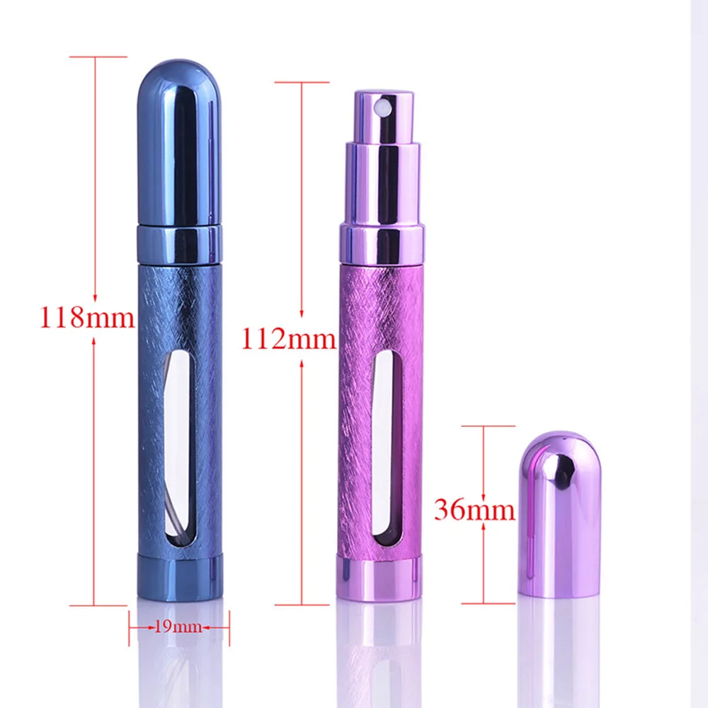 12ML Portable Mini Travel Perfume Bottle Atomizer Refillable Empty Spray Bottle for Women& Men Spray Scent Aftershave