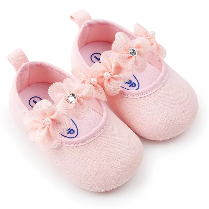Детская обувь с цветами, обувь для новорожденных девочек, модная Цветочная обувь для маленьких принцесс
