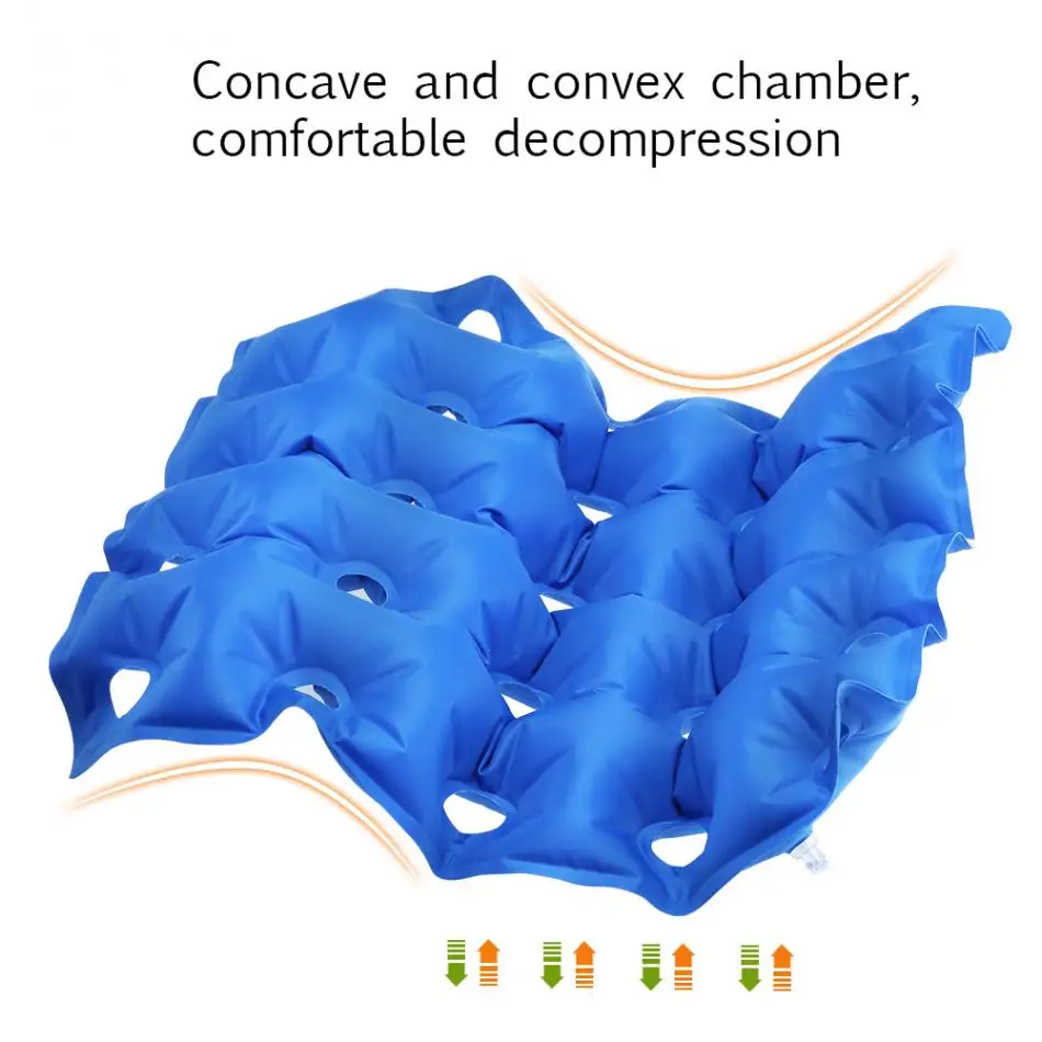 Воздушная подушка из ПВХ надувная подушка-сиденье против пролежней подушка для стула медицинский коврик для инвалидной коляски кресло для офиса и дома подушка+ насос