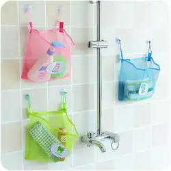 Для маленьких детей для ванной время аккуратное хранение игрушка присоске мешок сетки корзина для ванной Организатор Чистая Прямая