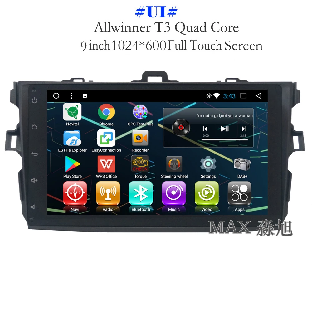 Best MAX GPS Navigation System Android 8.1.0 Car DVD Player for Toyota corolla 2007 2008 2009 2010 2011 Car Radio 4G WiFi Free Map 1 Best MAX GPS Navigation System Android 8.1.0 Car DVD Player for Toyota corolla 2007 2008 2009 2010 2011 Car Radio 4G WiFi Free Map 1
