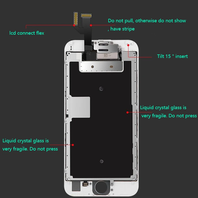 

100% Test NO pixel LCD Display Replacement For iPhone 5 5S 5C 6 plus 6PLUS 6s plus 7 plus 8 plus LCD Touch Screen Assembly
