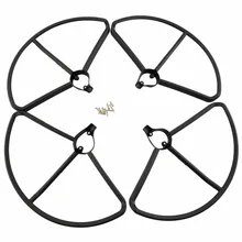 4pcs Propeller Protectors for Hubsan H501S H501A H501C H501M H501S W H501S pro Remote control drone-Black
