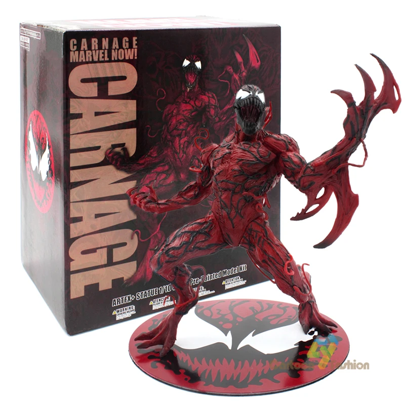 

18cm The Amazing SpiderMan Venom Carnage ARTFX + STATUE 1/10 Scale Pre-Painted Action Figure Model Kit