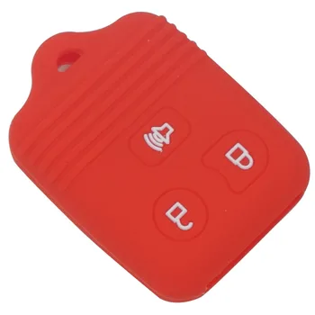 Keyforkess 30 pz/lotto Silicone Auto chiave a distanza FOB caso per Ford F-150 F-250 Mercury Mazda Auto Keyless copertura - Jingyuqin 30 pz lotto Silicone Auto chiave a distanza FOB caso per Ford F 150