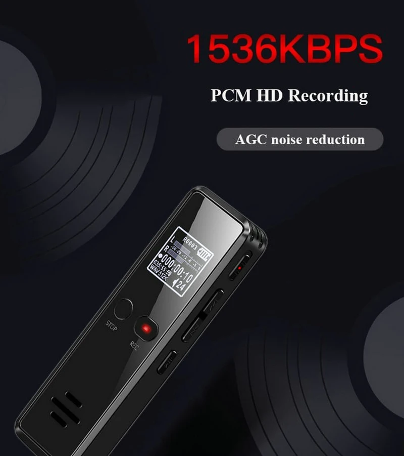 V90 Micro Digital Voice Activated Recorder