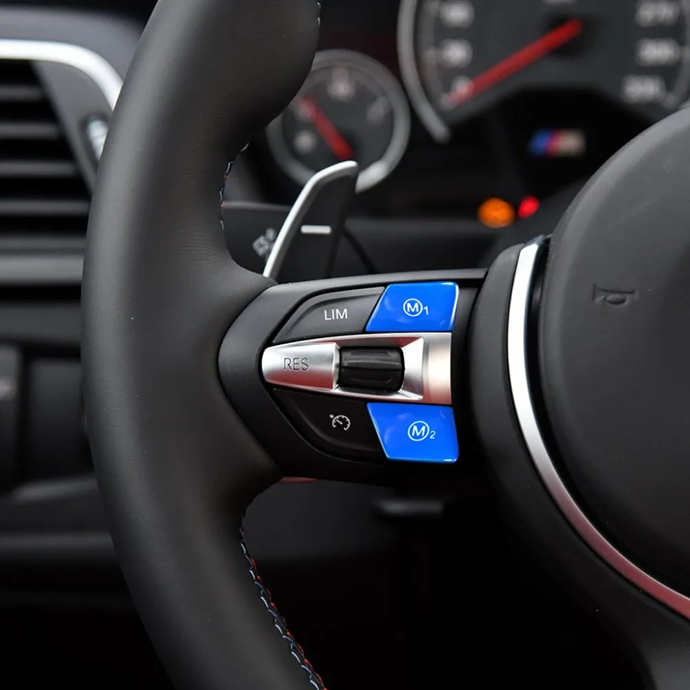 RRX CARBON для BMW M3 M4 F80 F82 F83 рулевое колесо Персонализированная красная кнопка m1m2 кнопка режима пользовательская красная кнопка переключения в магазине