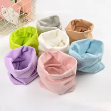 Новинка года; сезон осень-зима; шарфы с круглым вырезом; детский хлопковый Удобный шарф для мальчиков и девочек; теплый шейный платок с защитой от ветра