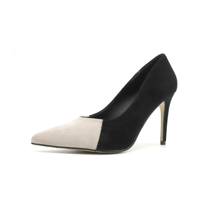 Zapatos Nueva Mujer Aguja Super slip Punta Alta Fresco Cómodos Salvajes Primavera No pink Color Tacón Con De ¿zapatos Pequeño blue Black Bien zUCqPxdnwx