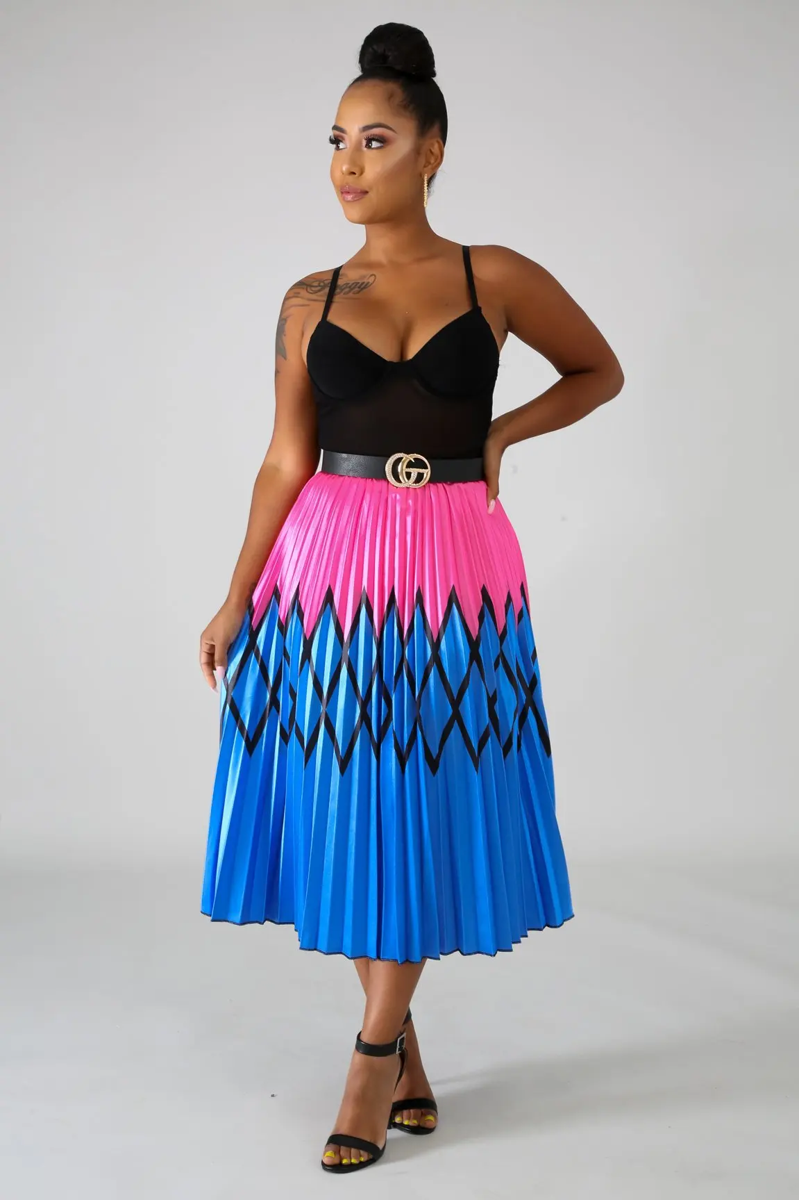 22 самых продаваемых, уникально стилизованные плиссированные юбки с плиссированными юбками. Атласная Повседневная летняя