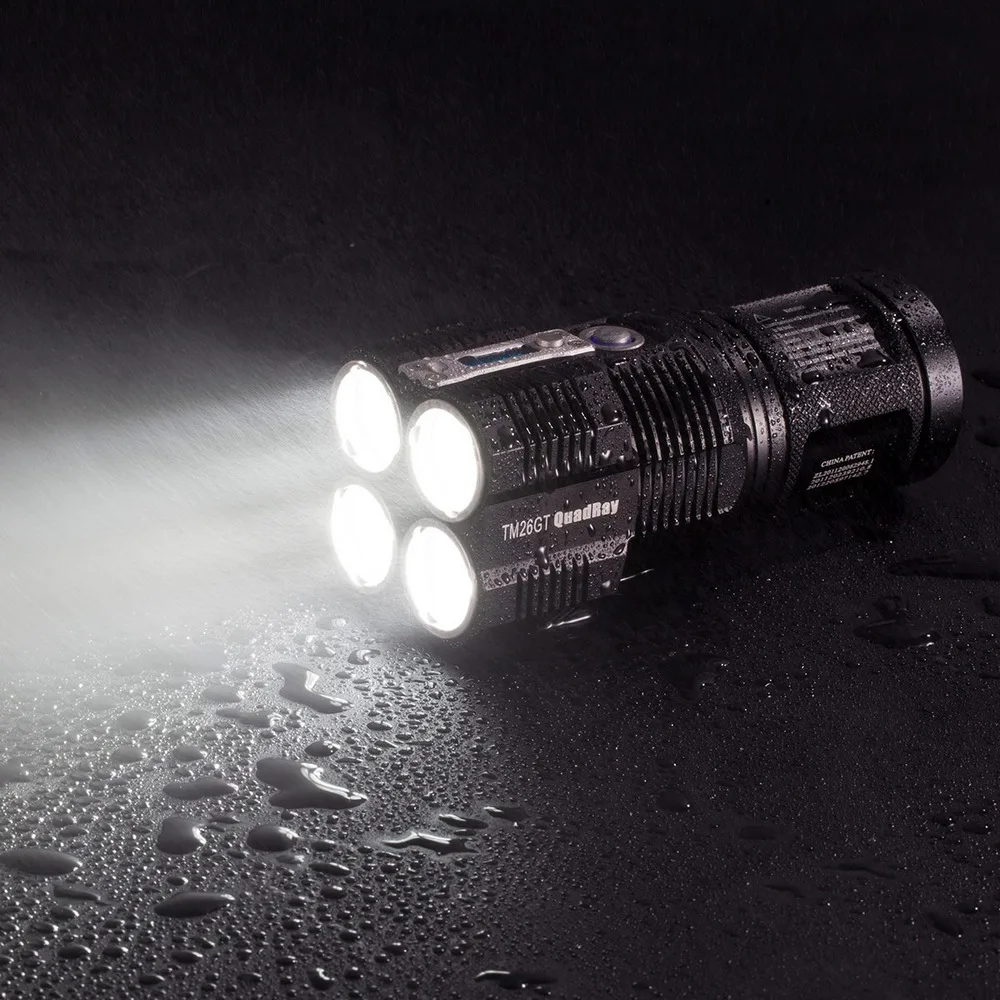 Лидер продаж охотничий фонарь NITECORE Tiny Monster TM26GT с дальностью луча 704 м и OLED дисплеем