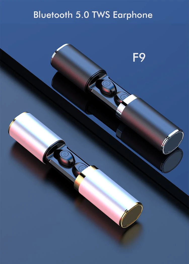 

F9 TWS Bluetooth 5.0 Wireless Earphone In Ear earphones Handsfree Headset Sport Earbuds Headset With Mic for iphone XR / Huawei