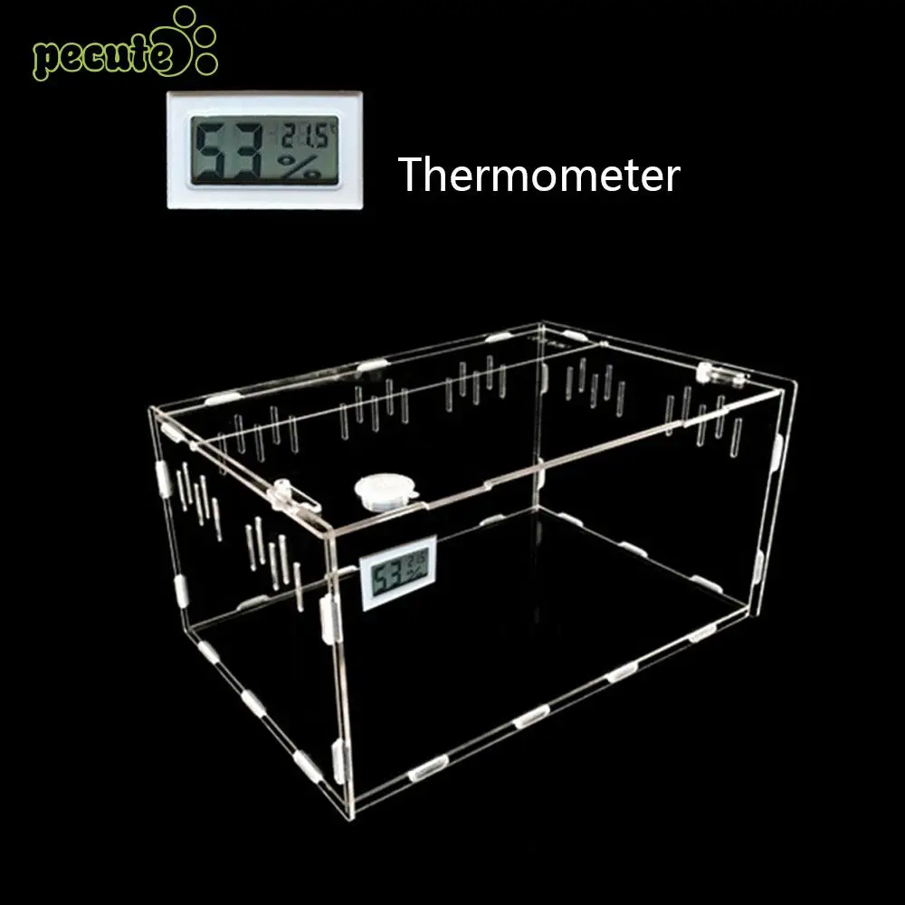 Acrylic Reptile Box Durable Insect Reptile Terrarium Practical Cold