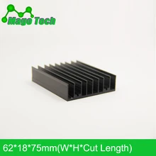 Светодиодный алюминиевый радиатор в виде пластины растут свет радиатор охлаждение Охладитель Fit транзистор IC теплопроводность светодиодный радиатор Электроника