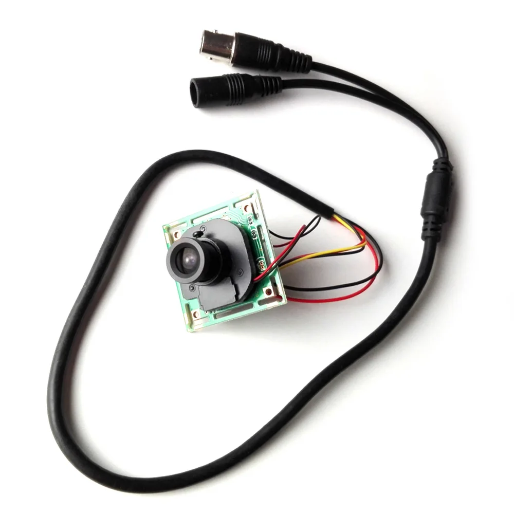  REDEAGLE CCTV Mini 700TVL CMOS Color Security Camera PCB Board Module with IR-CUT Filter and Cable - 32824719238