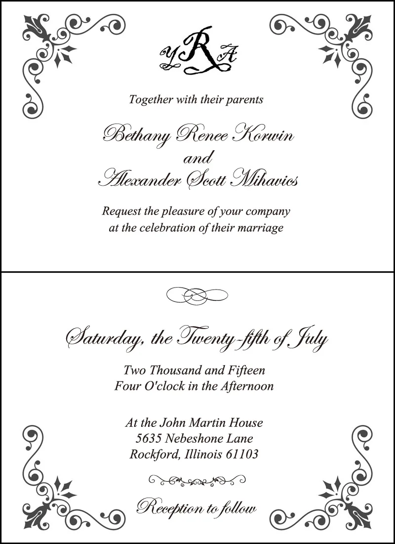 Customized Wording
