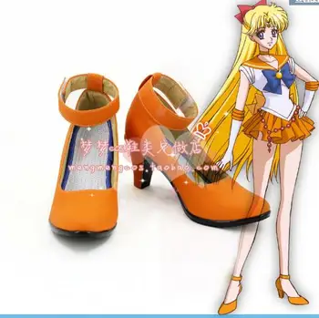 

Anime Salior Moon Sailor Neptune/Kaiou Michiru Cosplay Party Dark Green Shoes Custom Made