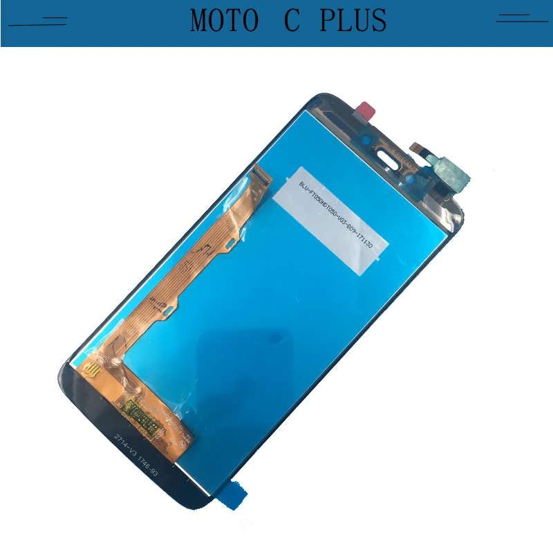 1 шт./лот для Motorola Moto C Plus CPlus XT1723 ЖК дисплей сенсорный экран Сенсорное стекло в
