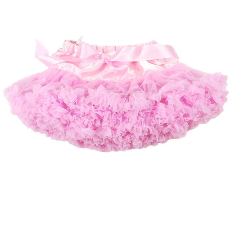 Балерина Pettiskirt Слои пушистый Детские балетные юбки для вечерние для танцев принцессы для девочек тюль мини-юбка New Baby Юбка для девочек розовый