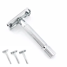 Безопасная бритва, двойная металлическая бритва 8206 м 8206E 8306 H, дешевая цена, Yingjili, простая упаковка, 10 шт./лот, новинка