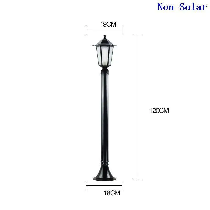 Number 6 Jalan style Bouwlamp Iluminador Jardin Straatverlichting открытый Sokak Lamba Off Lamba Uliczna светодиодный уличный дорожный светильник - Испускаемый цвет: Number 6