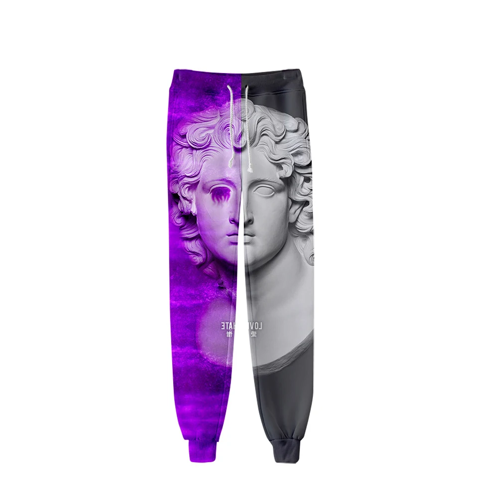 Vaporwave стильные брюки мужские хип-хоп брюки модные повседневные Высококачественные повседневные теплые брюки тонкие пивные брюки