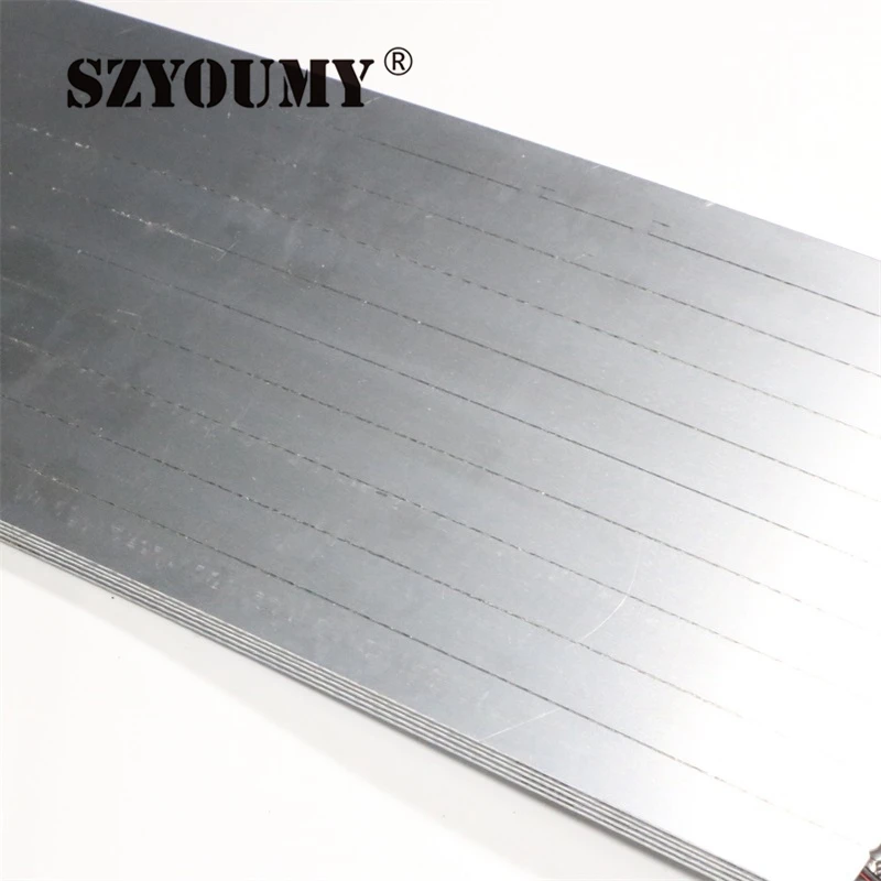 SZYOUMY SMD 4014 светодиодный полосы 300 м = 100 шт. DHL доставка светодиодный жесткая однорядные светодиодный 23 Вт жесткий полосы света 144 светодиодный