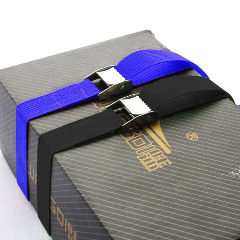 

1M Buckle Tie-Down Belt Cargo Straps For Car Motorcycle Bike With Metal Buckle Tow Rope Strong Ratchet Belt
