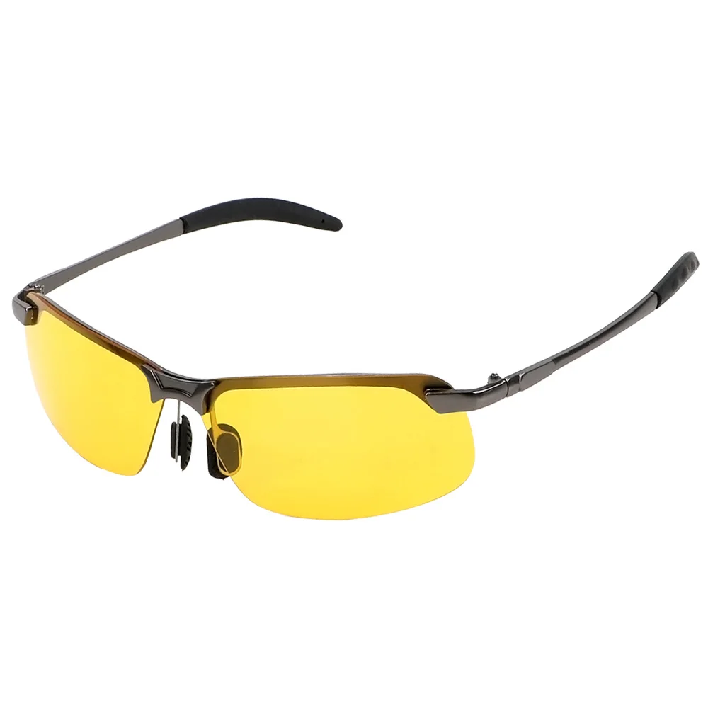 Солнцезащитные очки с защитой от ультрафиолета для вождения автомобиля, поляризованные солнцезащитные очки для ночного видения, UV400, очки для вождения автомобиля