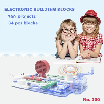 

Electronic Blocks Diy Kits Integrated Circuit Building Blocks Switch Circuit Model Kits Science Kids Toys 300