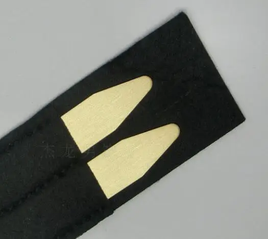 Bright Brass Lettering Collar Stays 2 
