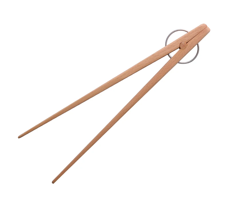 New Wooden Tongs Kitchen Tongs Food Clip Wood Cake Snack Salad Toast Tongs Bread Fruit Serving BBQ Clip Wood Kitchen Accessories (7)