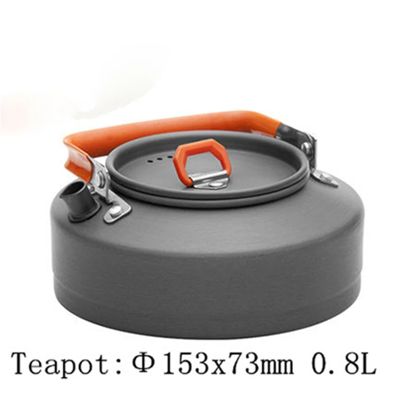 Fuego Arce 2-3 persona camping set de cocina medium olla y sartén y té pot senderismo Camp Cook conjunto Utensilios turismo fiesta 2