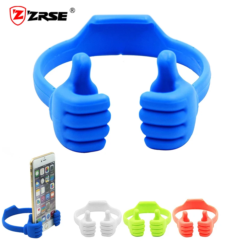 

ZRSE Plastic Phone Holder Stand Base For iPhone 7 8 X for Samsung for Xiaomi Smartphone Candy Color Mobile Phone Bracket thumbs