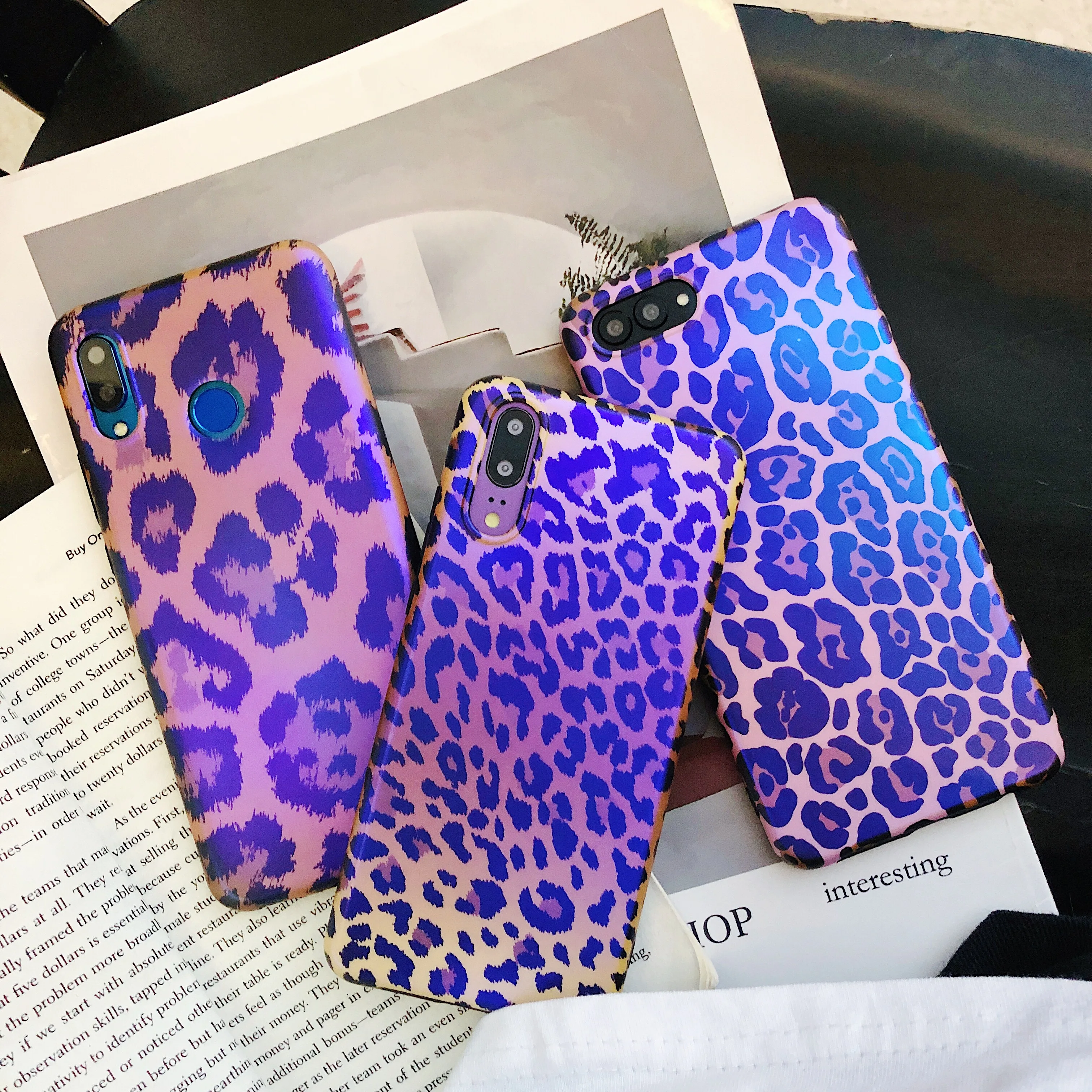 

Leopard Print Blu-ray Case For Huawei P20 Lite P30 Pro Cover Mate 10 20 Pro 20X Nova 3 2S 3i 4 Cases Honor 9 10 V20 Nova 3e