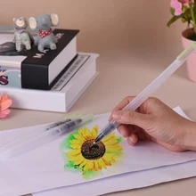 3 шт., набор кистей для рисования акварельным цветом, набор кистей для хранения воды, нейлоновые кончики для волос, для одноцветной пудры, рисования, каллиграфии