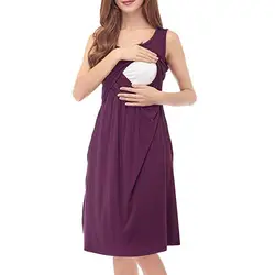 MUQGEW; Одежда для беременных; платье для беременных женское платье фотографии вечернее платье для беременных и кормящих женщин летнее платье