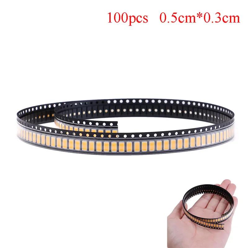 100 PCS SMD 5630/5730 большой чип 0,5 W высокой мощности теплый белый светодиодный свет