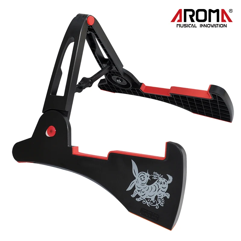 Buy Aroma Guitar Stand AGS03 For All Types of Guitars