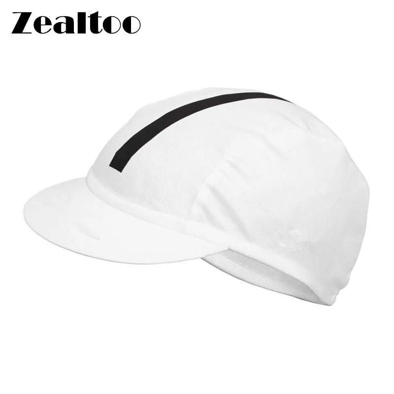 Головной убор для велосипеда Gorras Zealtoo, головной убор для велосипеда MTB, головной убор для велосипеда, повязка на голову, полиэстер, велосипедные шапки, бандана, профессиональная велосипедная шапка - Цвет: black white