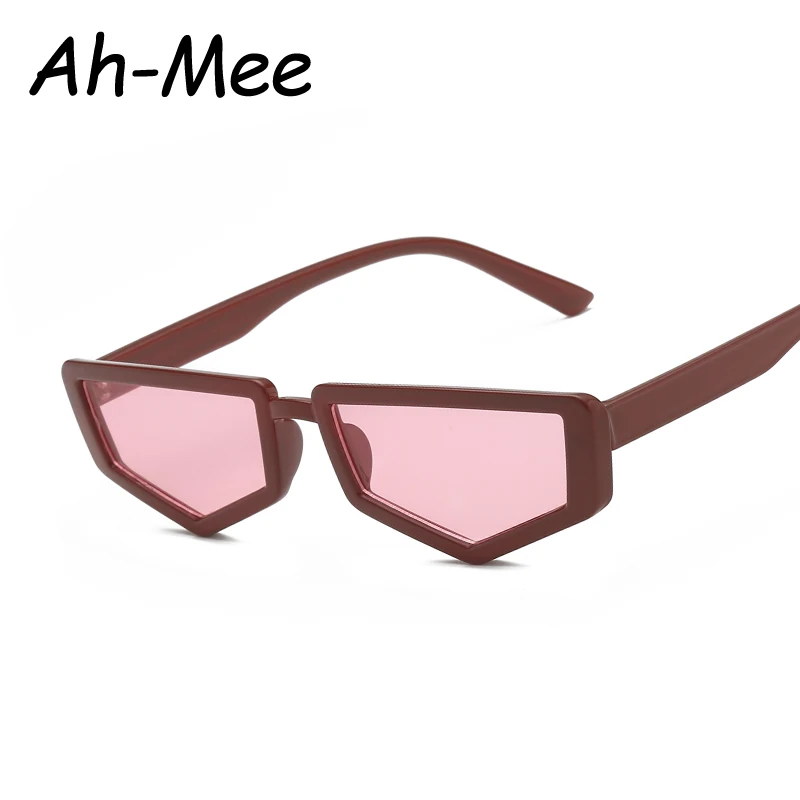Vintage Rectangle Sunglasses Women Brand Designer Sun Glasses Ladies Retro Small Frame Eyeglasses Polygon Red Black Shades UV400