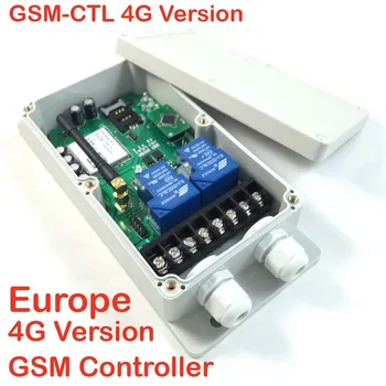 

Europe Version 4G Double relay output SMS Remote control box ( 30A high current power relay output ) / Support GPRS server