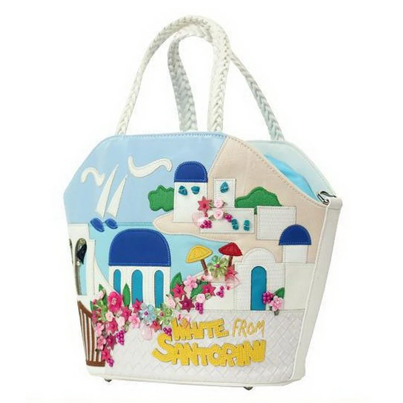 Braccialini Animé Sac Sj Main Égée De Dessin Bandoulière À Marque Mer Femmes Messager Femme Snowjenny Sacs Artisanat Totes qZdxw0S7x
