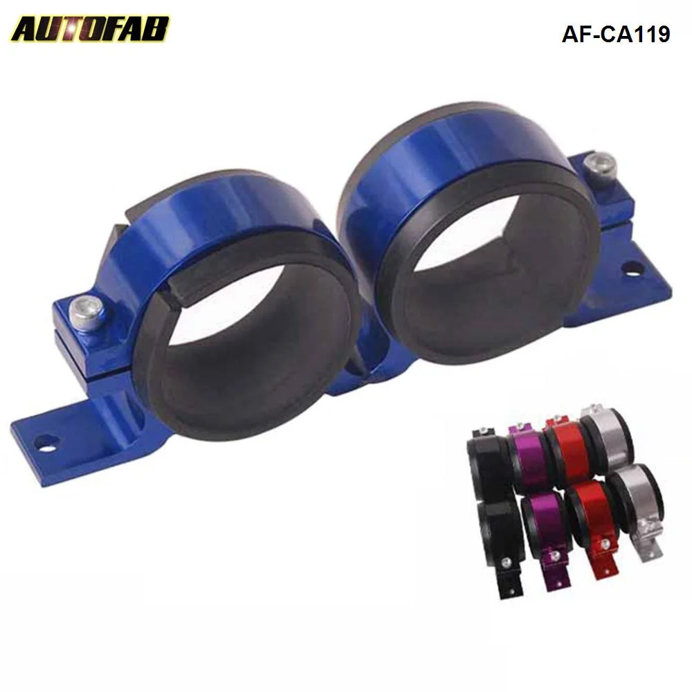 Anodised Dual Double &Twin Fuel Pump Brackets fit EFI & Aeroflowpumps