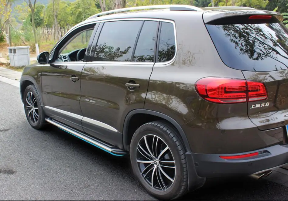 Для Volkswagen VW Tiguan 2009.2010.2011.2012 автомобильные беговые доски авто боковые ступенчатые