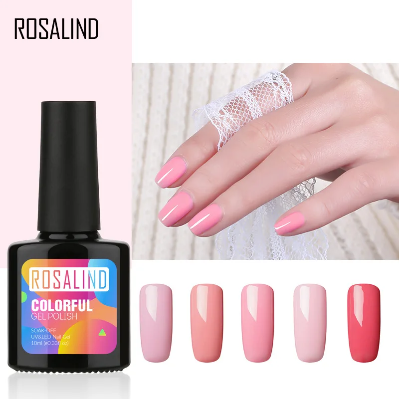 Розалинд 10 MLTop Base Coat гель лаков лак для ногтей великолепный Цвет Vernis полу